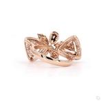 Ring - 14 karaat Roségoud - 1.23ct. tw. Diamant (Natuurlijk), Handtassen en Accessoires, Nieuw