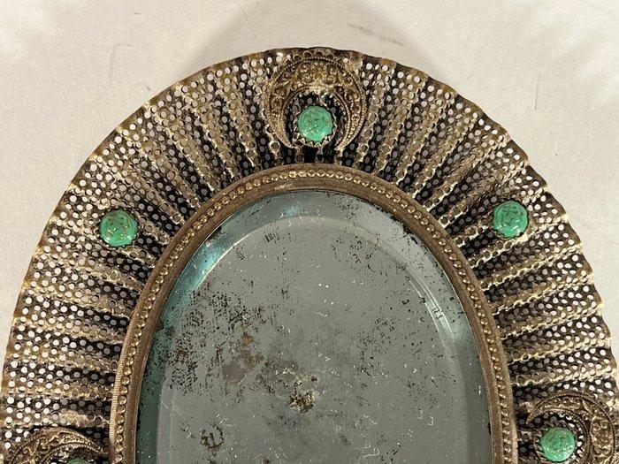 Ottoman spiegel - Messing, Kristal - Ottomaanse Rijk - Late, Antiek en Kunst, Kunst | Niet-Westerse kunst