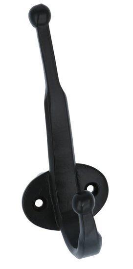 Kapstokhaak ijzer zwart 125 mm, Maison & Meubles, Accessoires pour la Maison | Portemanteaux, Enlèvement ou Envoi
