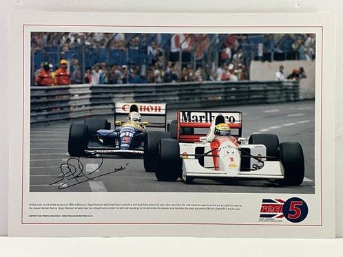 Williams - Grand Prix de Monaco - Nigel Mansell & Ayrton, Verzamelen, Automerken, Motoren en Formule 1