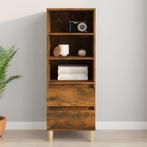 vidaXL Hoge kast 40x36x110 cm bewerkt hout gerookt eiken, Huis en Inrichting, Verzenden, Nieuw
