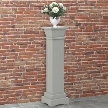 vidaXL Plantenstandaard klassieke zuil vierkant 17x17x66 cm, Verzenden