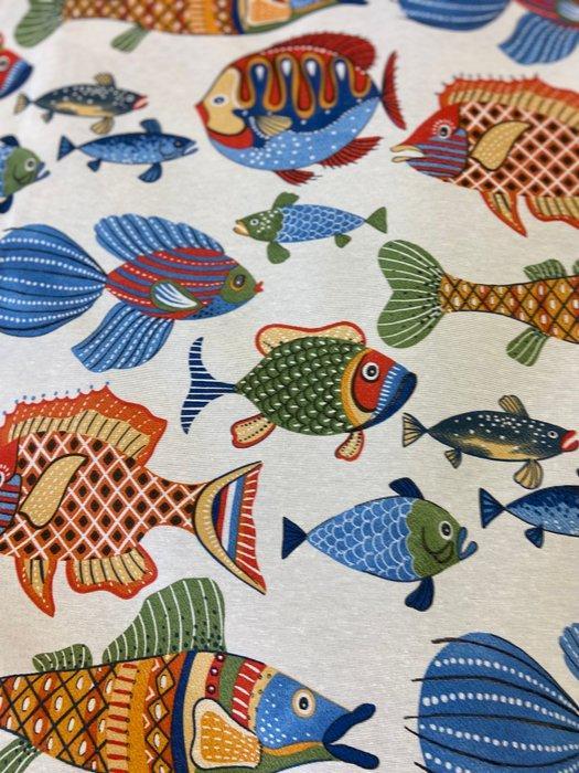 Allegro weefsel in maritiem stijl op dubbele hoogte zonder, Antiek en Kunst, Antiek | Tapijten, Tafelkleden en Textiel