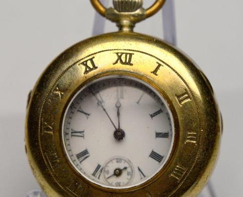 Antique - pocket watch with case - 1900-1949, Handtassen en Accessoires, Horloges | Heren