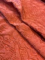 Hoge kwaliteit! Kreeftrode damast katoenen stof stone wash