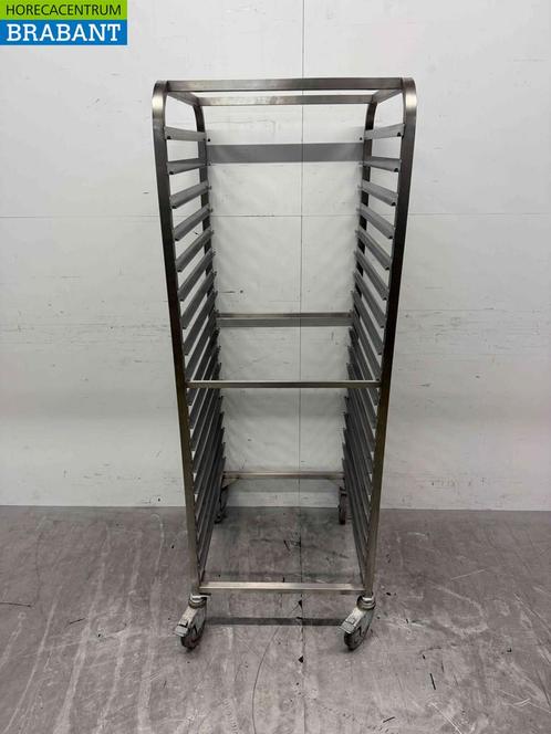 RVS Regaalwagen 18 x 2/1 GN Horeca, Zakelijke goederen, Horeca | Meubilair en Inrichting, Ophalen of Verzenden