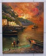 Guido Vuotto (1964) - Pescatori a Bacoli (Napoli), Antiek en Kunst