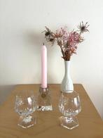 Villeroy&Boch, Vintage Cognacgläser, mit Kerzenhalter -