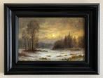 R. de Beeld (XX) - Winters landschap, Antiek en Kunst, Kunst | Schilderijen | Modern