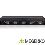 CLUB3D HDMI 2.0 UHD SwitchBox 4 Ports, Verzenden, Nieuw