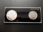 Monaco. 1 Franc & 5 Francs 1960 Rainier III. Coffret de 2, Postzegels en Munten, Munten | Europa | Euromunten