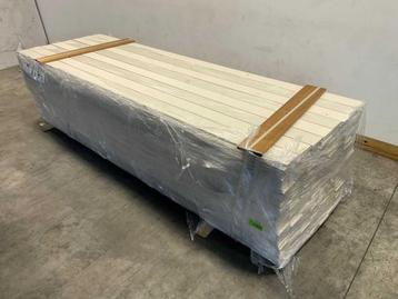 Veiling - 60x Vuren plank wit met mes- en groef 300x12,5x2,2, Doe-het-zelf en Bouw, Hout en Planken, Nieuw