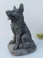 Beeld, garden statue in cast stone sheepdog - 23 cm - cast