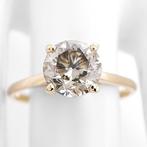 Zonder minimumprijs - Ring - 14 karaat Geel goud - 1.51ct.