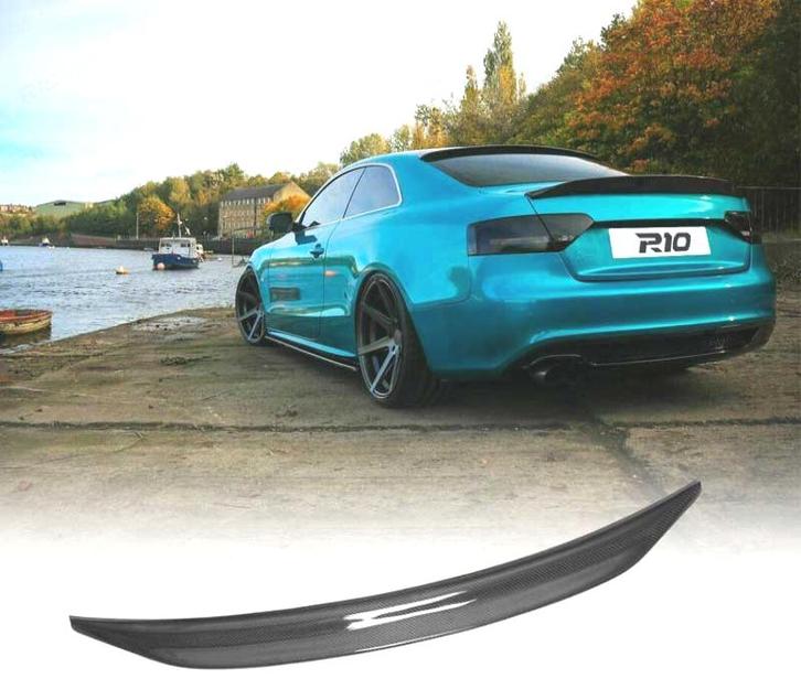 AILERON BECQUET AUDI A5 COUPÉ 07-16 LOOK RS5 CARBONE, Auto-onderdelen, Carrosserie, Verzenden