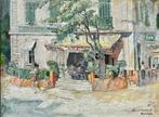 Pol Dom (1884-1974) - Frans café in Saint Raphael