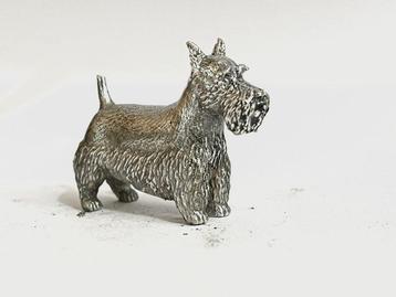 Personnage miniature - - No Reserve- Massief zilveren Hond