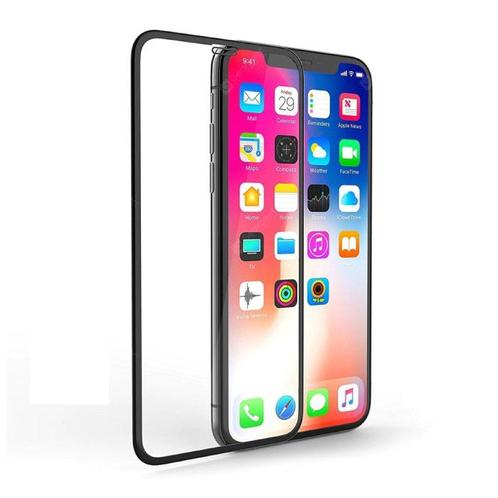 iPhone X Full Cover Screen Protector 2.5D Tempered Glass, Télécoms, Téléphonie mobile | Housses, Coques & Façades | Marques Autre