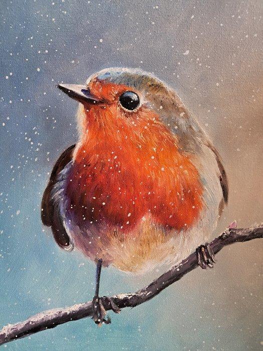 Tomasz Bednarski (1965) - Robin, Antiek en Kunst, Kunst | Schilderijen | Klassiek