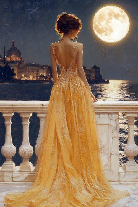 Iconica - Venetian Romance · XXL, Antiek en Kunst, Kunst | Schilderijen | Modern
