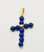 Zonder Minimumprijs - Hanger - 18 karaat Geel goud, lapis, Handtassen en Accessoires, Antieke sieraden