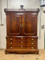 Kabinet - Mahonie - Louis XVI kabinet, Antiek en Kunst