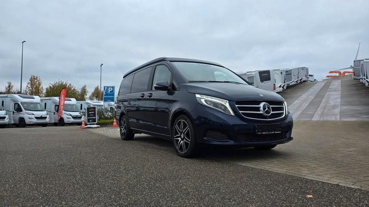 Mercedes Marco Polo automaat en hefdak, zeer verzorgd  54023, Caravans en Kamperen, Mobilhomes, Automaat, Treinzit, Diesel, tot en met 2