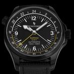 Tecnotempo - GMT Earthway - Automatic- Black - Limited, Handtassen en Accessoires, Horloges | Heren, Nieuw