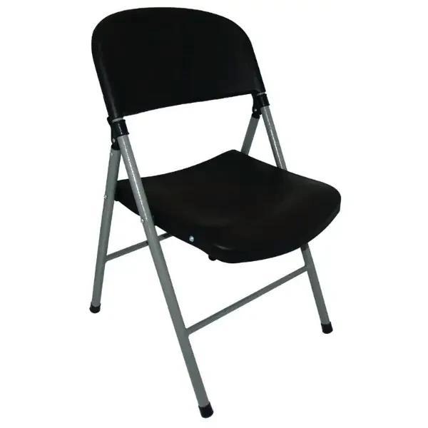 Opklapbare Stoelen | Kunststof/Staal | Black | Grijs Frame, Zakelijke goederen, Horeca | Keukenapparatuur, Nieuw in verpakking