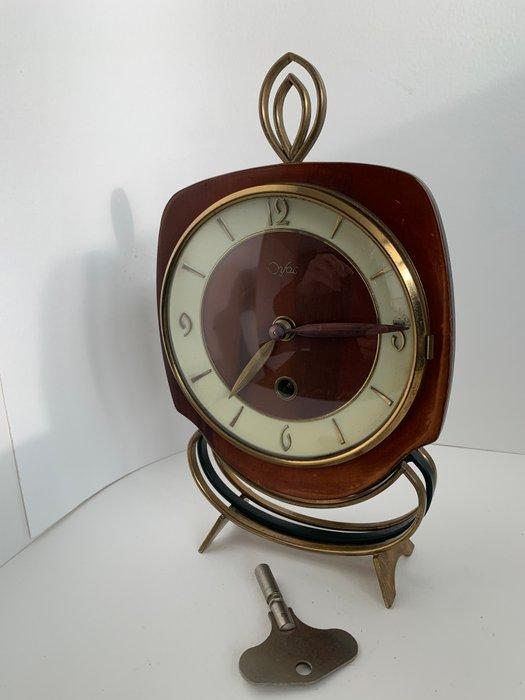 Horloge de table - Orfac - Art déco Laiton, Bronze, Bois -, Antiquités & Art, Antiquités | Horloges