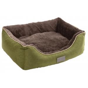 Knuffelbed samuel, groen-grijs, 60x50x17cm - kerbl, Animaux & Accessoires, Accessoires pour chiens