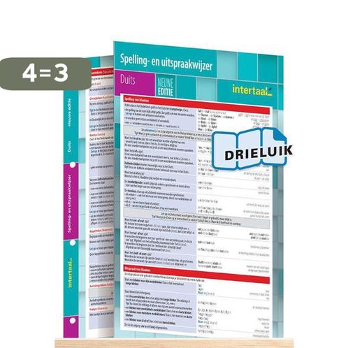 Spelling- en uitspraakwijzer Duits - nieuwe editie uitklapka, Boeken, Schoolboeken, Gelezen, Verzenden