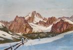 Toni Haller (1907-1944) - View of the High Tatras, Antiek en Kunst