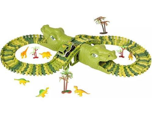Veiling - iBello Dinosaurus racebaan met dinosaurus figuren, Kinderen en Baby's, Speelgoed | Racebanen, Nieuw