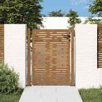 vidaXL Poort 105x155 cm vierkant cortenstaal, Tuin en Terras, Tuinpoorten, Verzenden, Nieuw