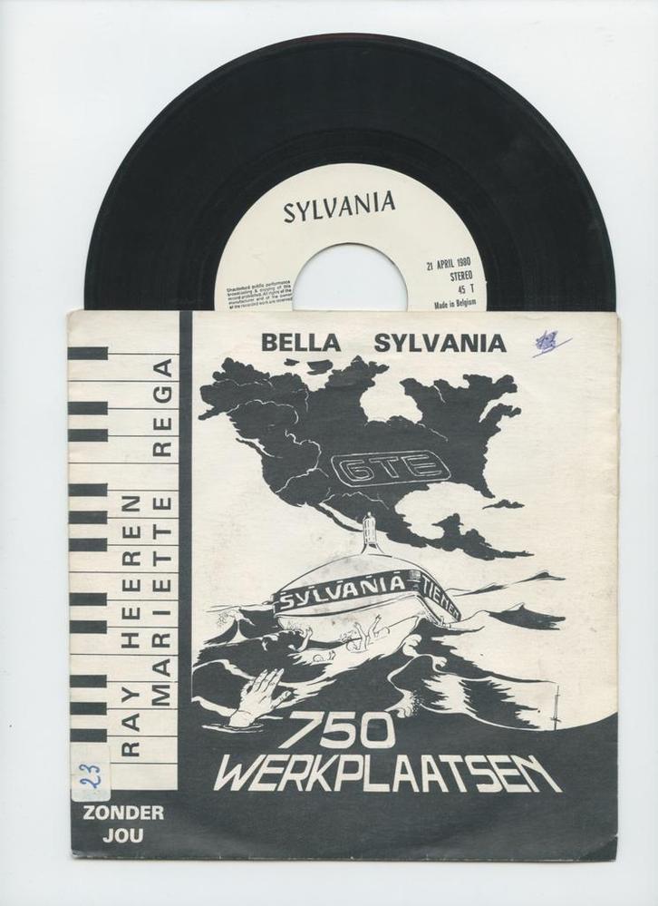 Ray Heeren, Mariette Rega – Bella Sylvania / Zonder Jou (1-7, Cd's en Dvd's, Vinyl Singles, Ophalen of Verzenden