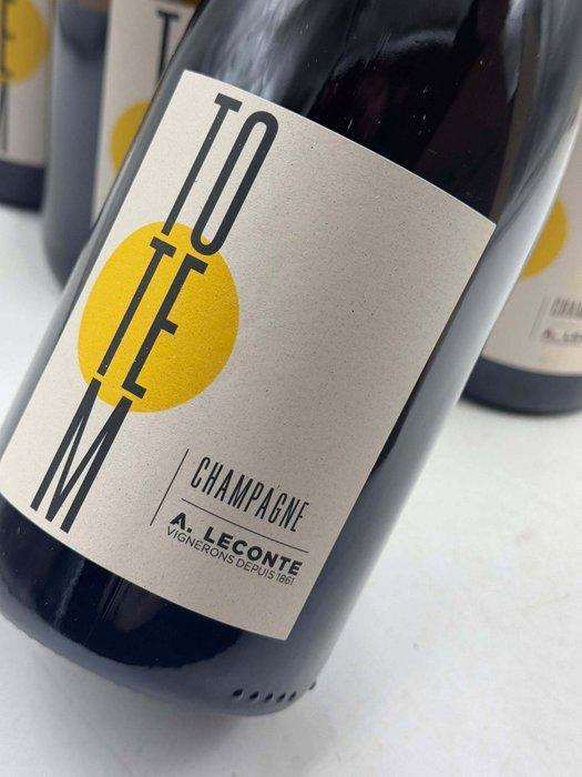 A.leconte Totem - Champagne - 6 Fles (0,75 liter), Verzamelen, Wijnen