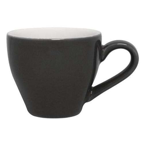 Espressokopjes | CAFÉ | Keramiek | Grijs | 10cl | 12 Stuks, Zakelijke goederen, Horeca | Keukenapparatuur, Nieuw in verpakking