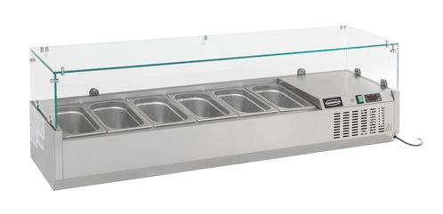 CombiSteel Opzetkoelvitrine 7x 1/4 GN, Elektronische apparatuur, Vriezers en Diepvrieskisten, Ophalen of Verzenden