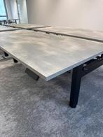 Nieuwe Duo Werkplek, Inclusief 5 Jaar Garantie - Betonlook, Verzenden, Stabureau
