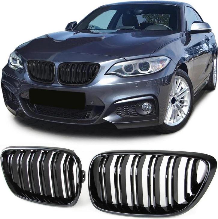 Grillen set | Nieren | BMW 2-Serie | F22 / F23 | 2014- | Gla, Auto-onderdelen, Carrosserie, Nieuw, BMW, Verzenden