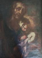 Scuola genovese (XVII) - San Giuseppe col bambin Gesù