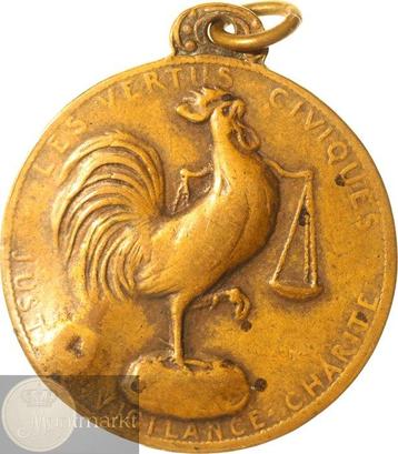 België. Historical Medal 1914 Draagpenning Burgemeester beschikbaar voor biedingen
