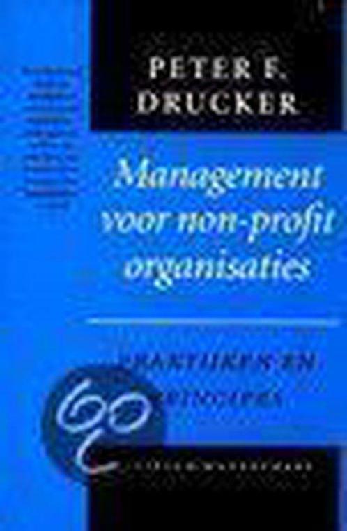 MANAGEMENT NON PROFIT ORGANISATIE 9789071542428, Livres, Économie, Management & Marketing, Envoi