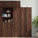 vidaXL Opbergkast smal 45x42,5x225 cm bewerkt hout bruin, Huis en Inrichting, Kasten | Dressoirs, Verzenden, Nieuw