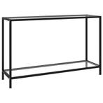 vidaXL Wandtafel 120x35x75 cm gehard glas transparant, Huis en Inrichting, Tafels | Bijzettafels, Verzenden, Nieuw