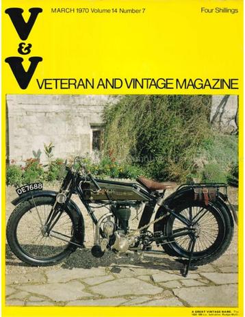 1970 VETERAN AND VINTAGE MAGAZINE 7 ENGELS, Ophalen of Verzenden