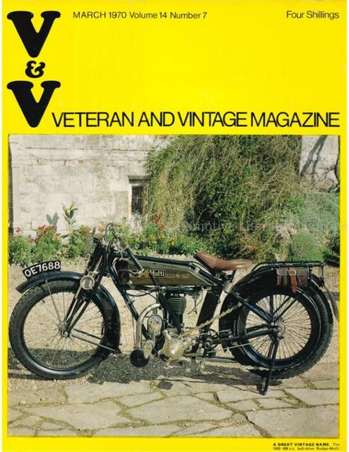 1970 VETERAN AND VINTAGE MAGAZINE 7 ENGELS, Auto diversen, Handleidingen en Instructieboekjes, Ophalen of Verzenden