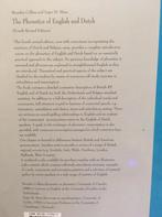 The phonetics of English and Dutch 9789004115927 B. Collins, Boeken, Verzenden, Gelezen, B. Collins