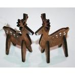 Houten rendier hertje Handmade 3D per stuk